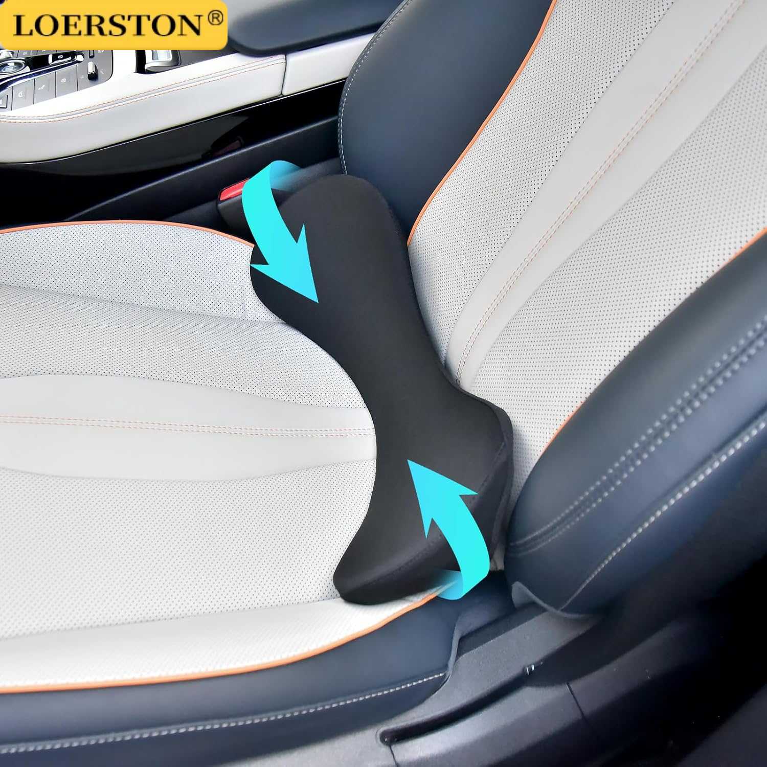 Mesh Back Cushion - หมอนรองหลังอเนกประสงค์ รองรับหลังส่วนล่าง ทำจากเมมโมรี่โฟม ช่วยบรรเทาอาการปวดหลัง สำหรับเก้าอี้สำนักงานและเบาะรถยนต์