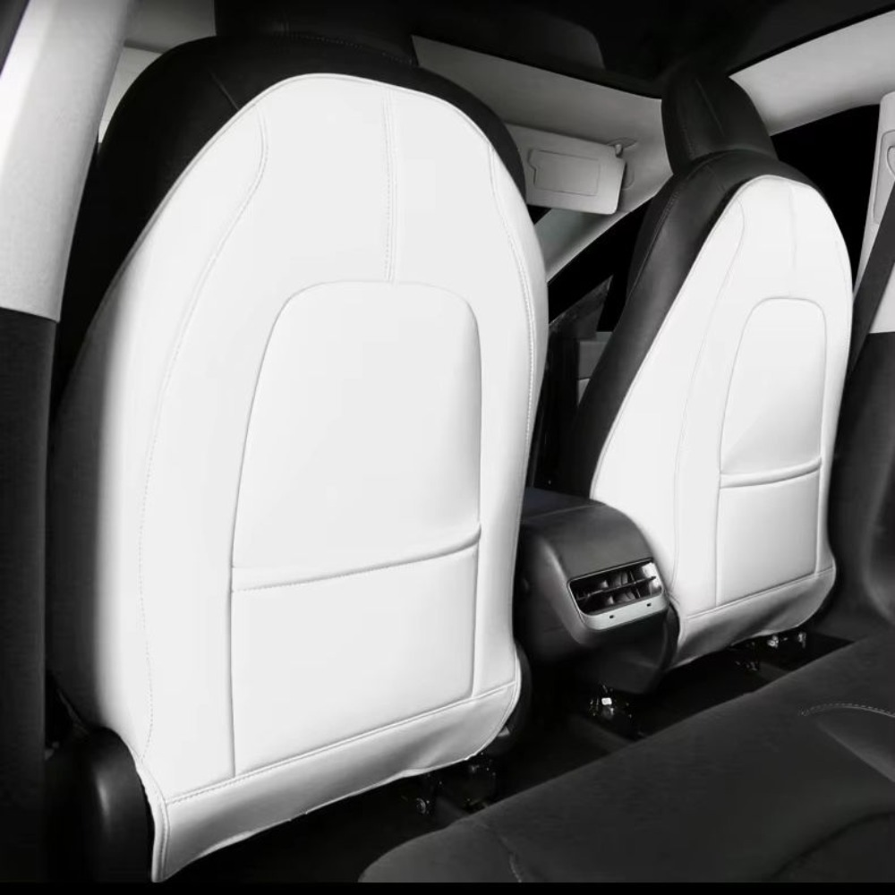 Mesh Back Cushion - แผ่นกันรอยเบาะหลังรถยนต์ Tesla Model 3 Y จำนวน