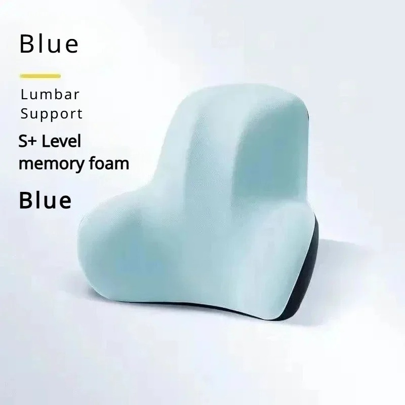 Mesh Back Cushion - เบาะรองหลังเมมโมรี่โฟมแบบออร์โธปิดิกส์รุ่นปรับปรุงปี 2025 สำหรับเบาะรถยนต์ เก้าอี้สำนักงาน เก้าอี้เกมมิ่ง