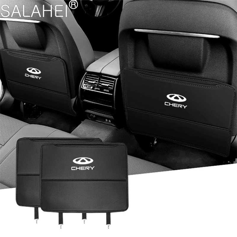 Mesh Back Cushion - แผ่นรองกันเตะหลังเบาะรถยนต์ สำหรับรถยนต์ Chery Omoda Tiggo Pro