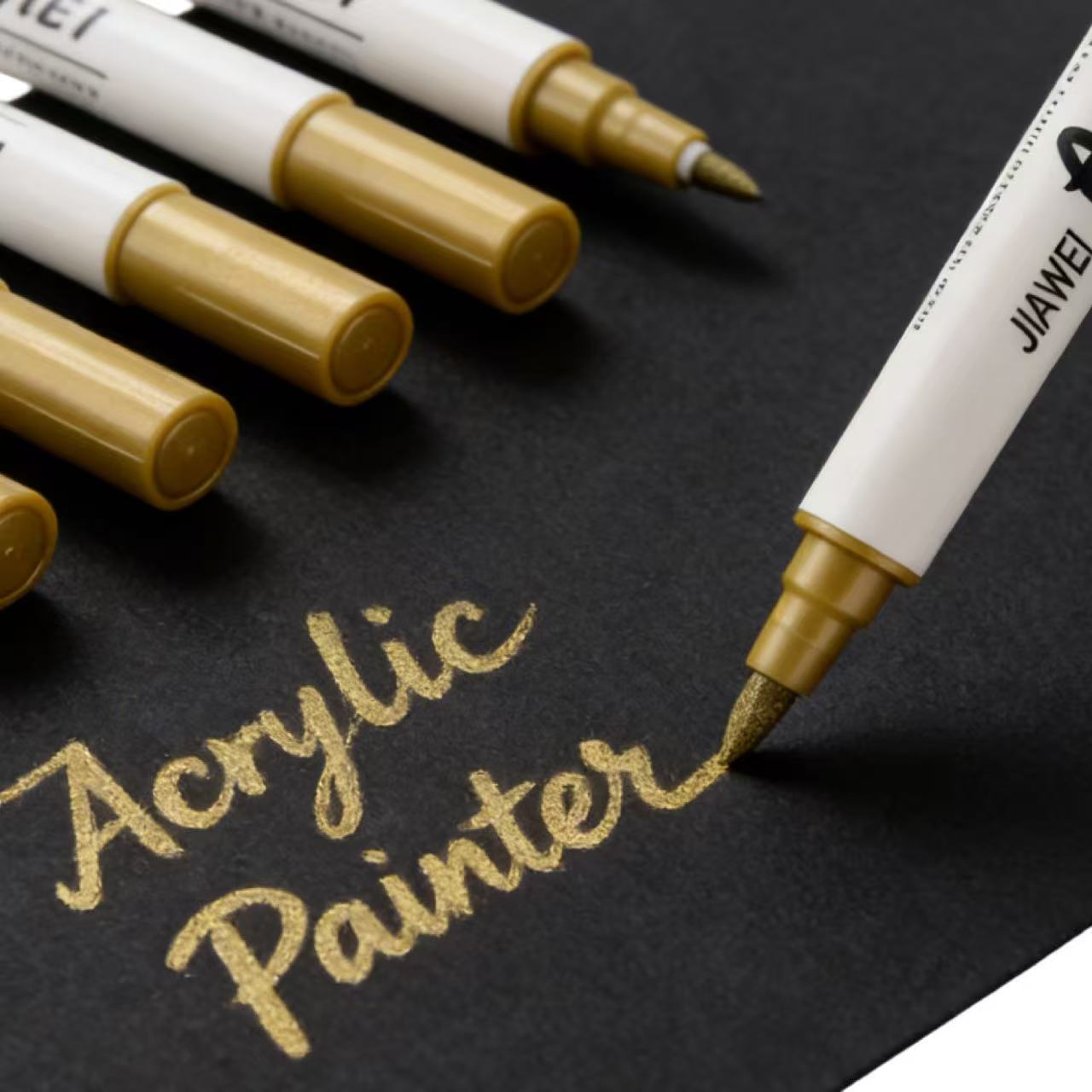 Copic Marker Classic - ปากกาสีอะคริลิคสีทอง 5 ชิ้น หัวแปรงและหัวแหลม สำหรับงานศิลปะ งานฝีมือ