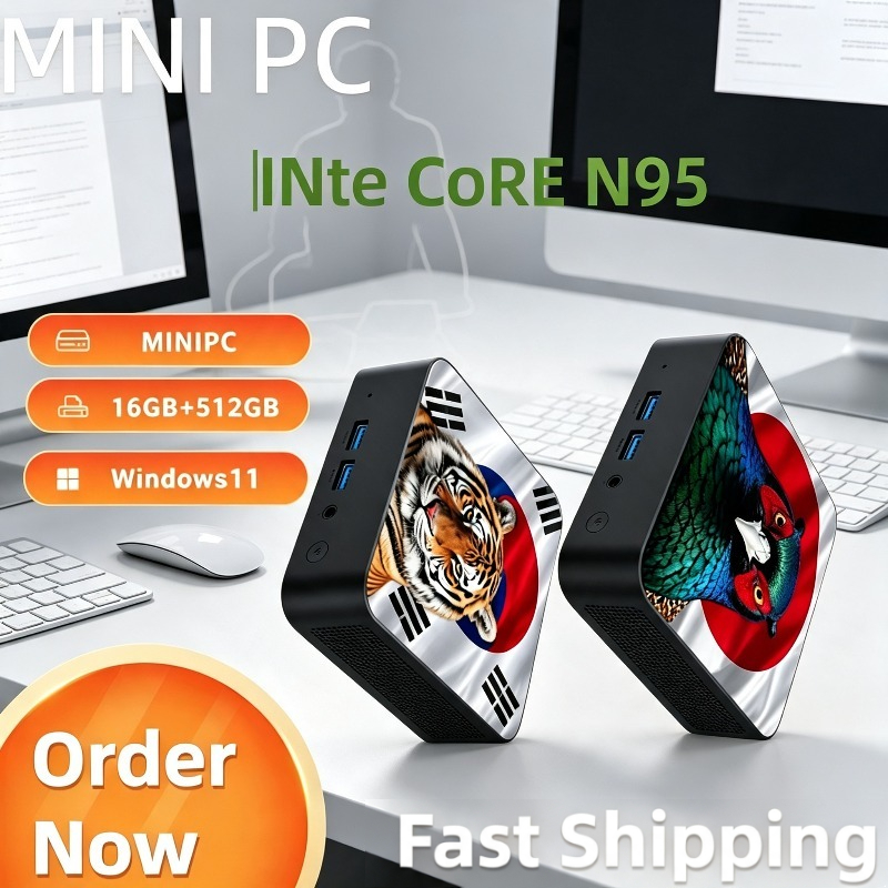 Home Office Windows - มินิพีซี Intel Core N95 ทรงพลัง ความเร็วสูงพิเศษ