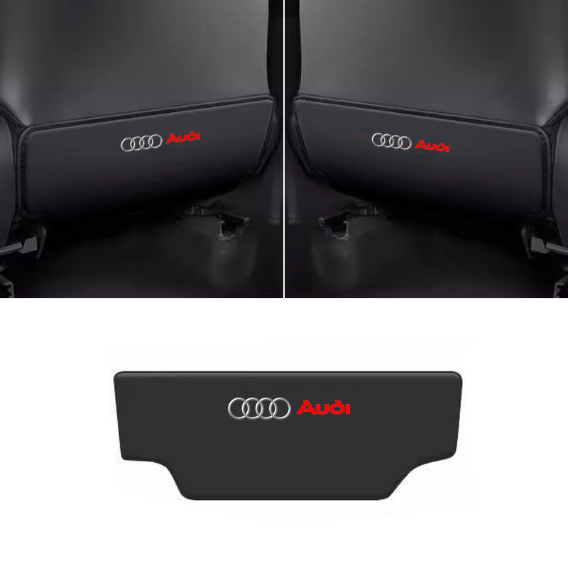 Mesh Back Cushion - แผ่นรองหลังเบาะรถยนต์ ป้องกันสิ่งสกปรก แผ่นกันเตะ สำหรับ Audi Sline