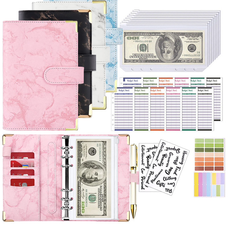 Home Office Budget - ใหม่ Budget Plan โน้ตบุ๊ค A6 ซองจดหมายเงินสดประหยัดเงิน