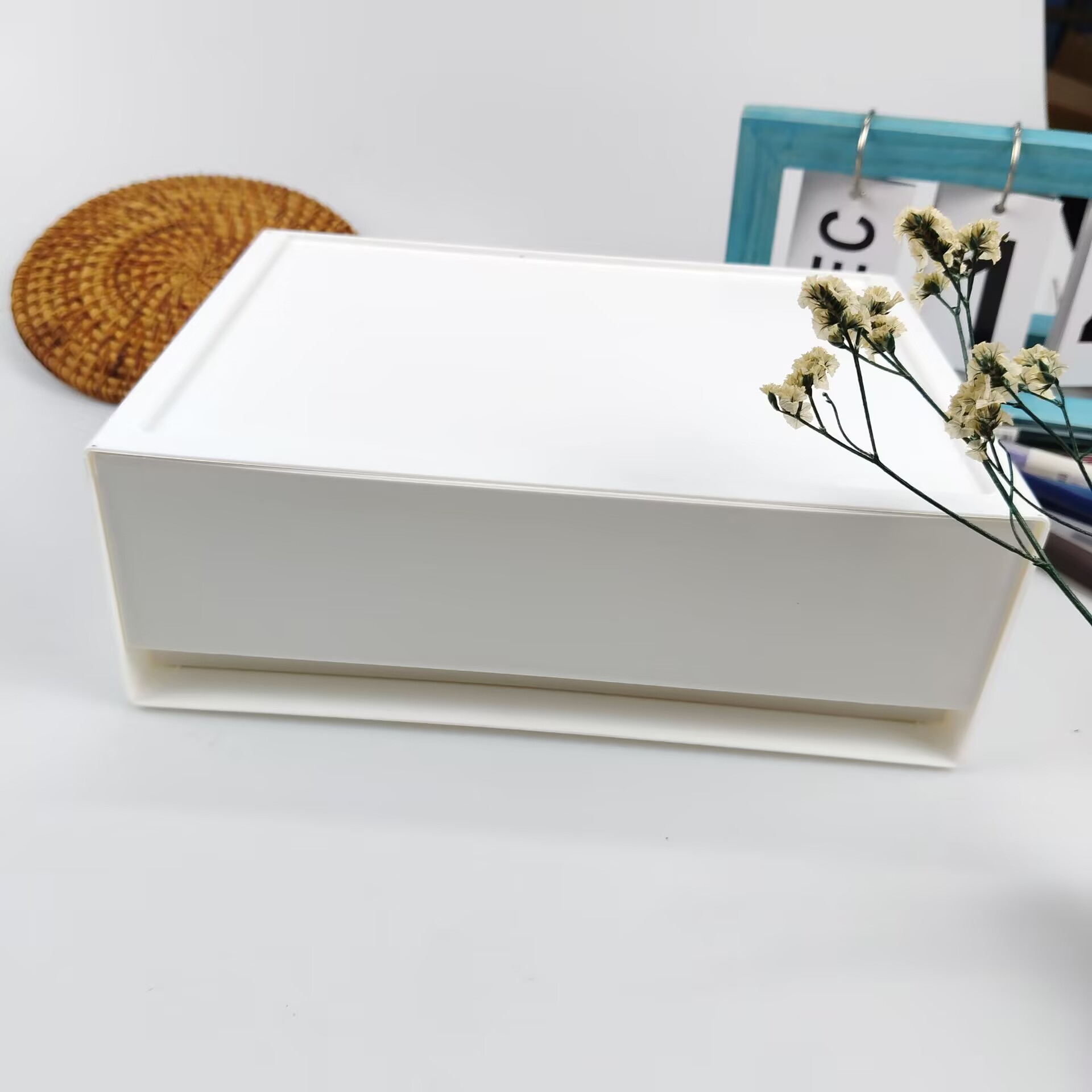 Home Office Desk With Drawers - กล่องเก็บของบนโต๊ะ, ลิ้นชัก, ชั้นวางเครื่องสำอาง, โต๊ะทำงาน, โต๊ะทำงาน, เครื่องเขียน,