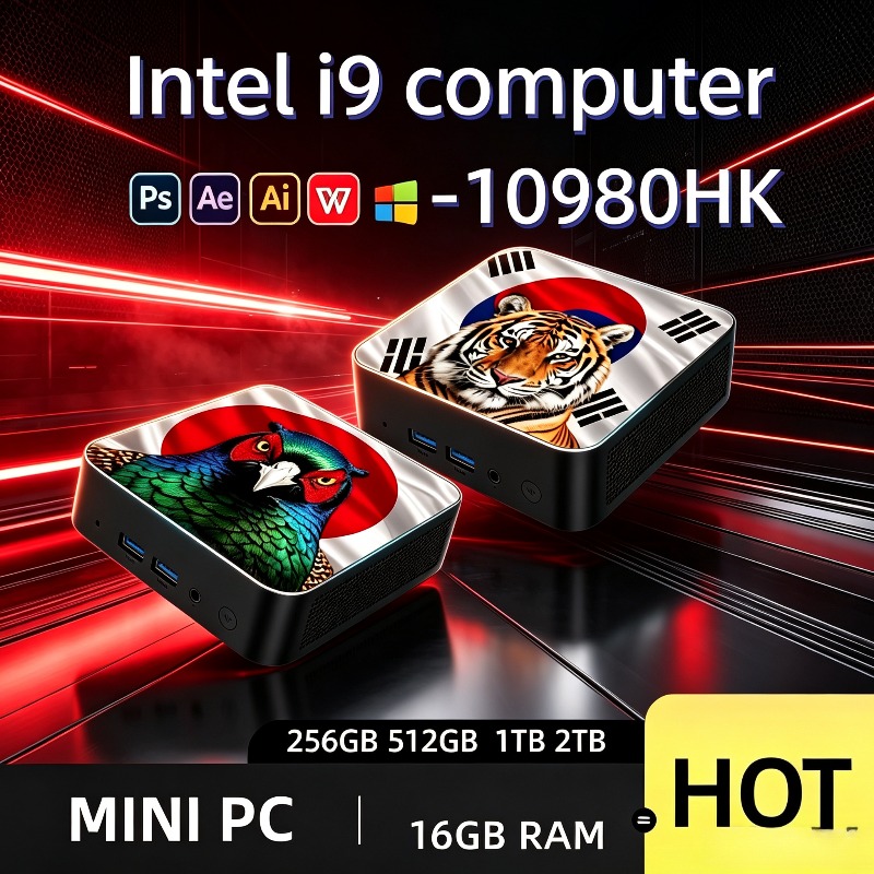 Home Office Windows - Intel Core i9 10980HK คอมพิวเตอร์ตั้งโต๊ะบางเฉียบความเร็วสูงพิเศษ, 16GB