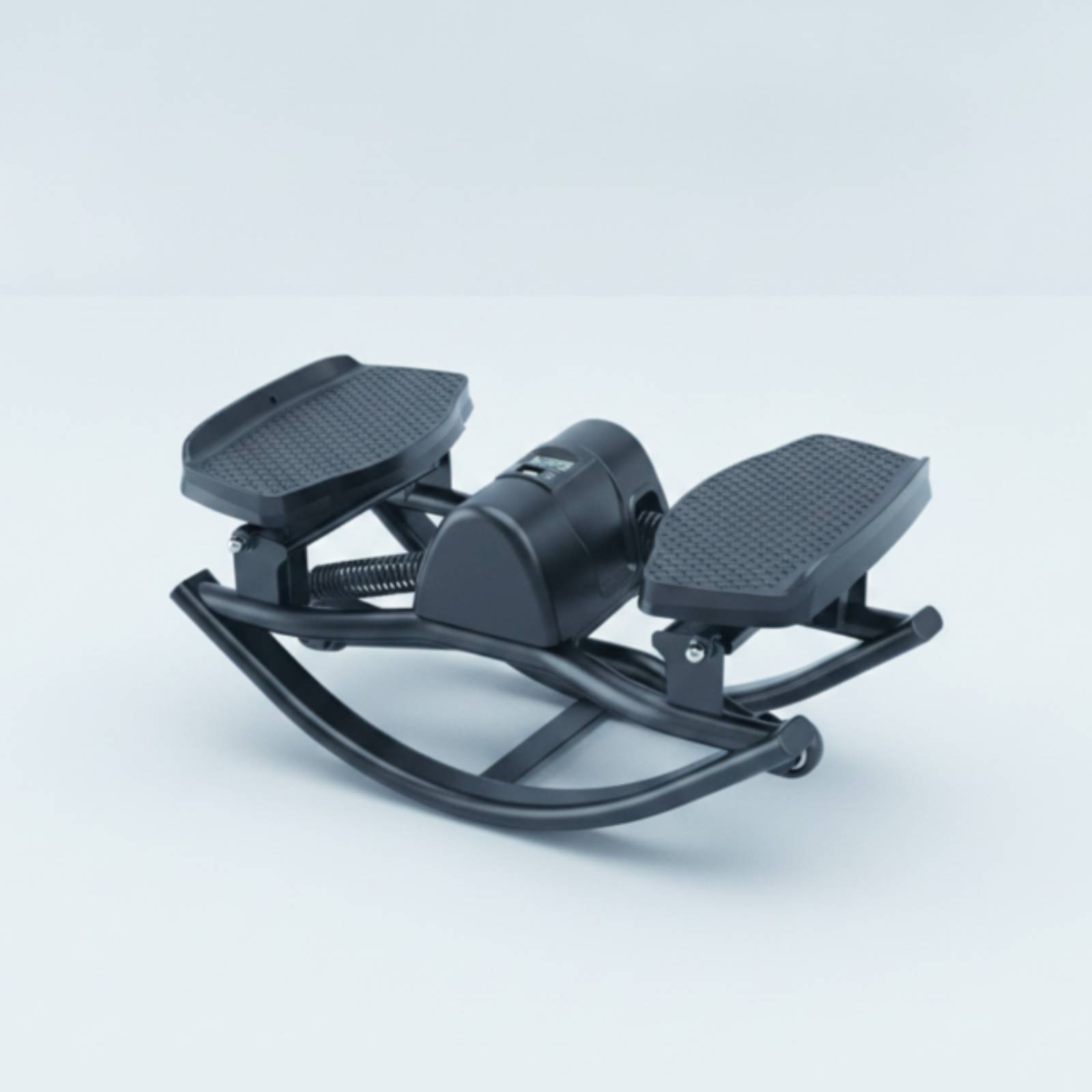 Home Office Equipment - เครื่องเดินวงรีแบบมีจอ LCD ขนาดกะทัดรัด อุปกรณ์ออกกำลังกายแบบขึ้นบันได ป้องกันการลื่น เหมาะสำหรับผู้เริ่มต้น