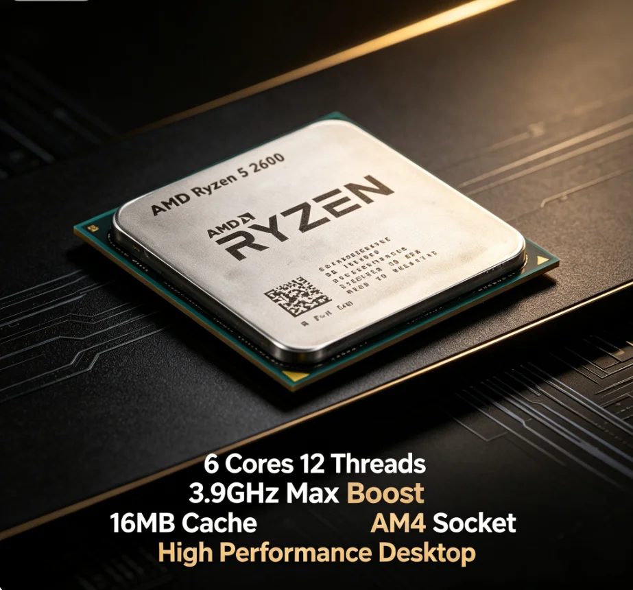 ซีพียู AMD Ryzen 5 2600 AM4 รา - Home Office Budget บทวิจารณ์และราคา