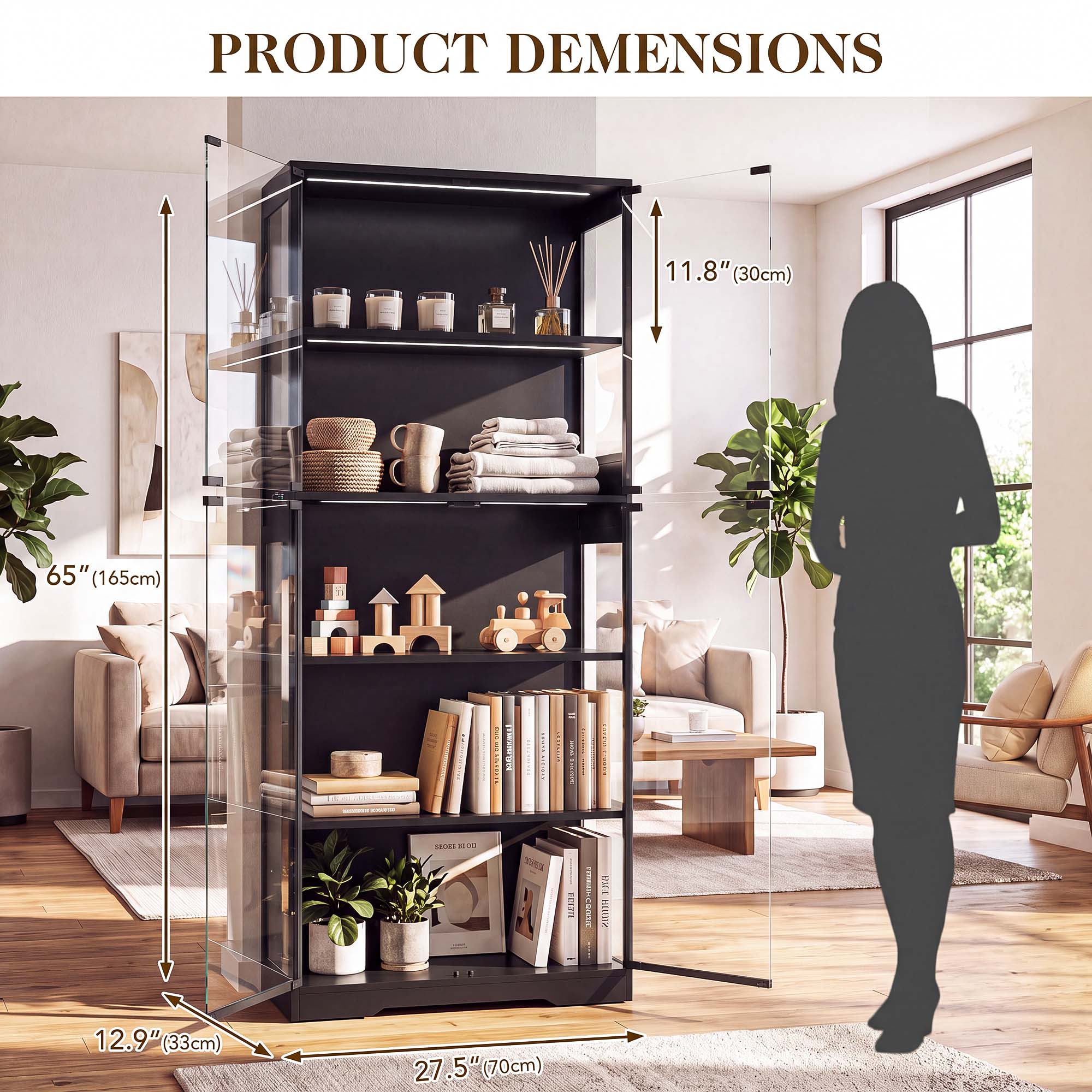 ตู้โชว์ 5 ชั้น TCGBKAF พร้อมปร - Home Office For บทวิจารณ์และราคา