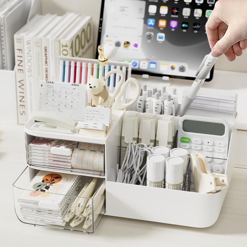 ออแกไนเซอร์จัดโต๊ะอเนกประสงค์ค - Home Office Desk With Drawers บทวิจารณ์และราคา