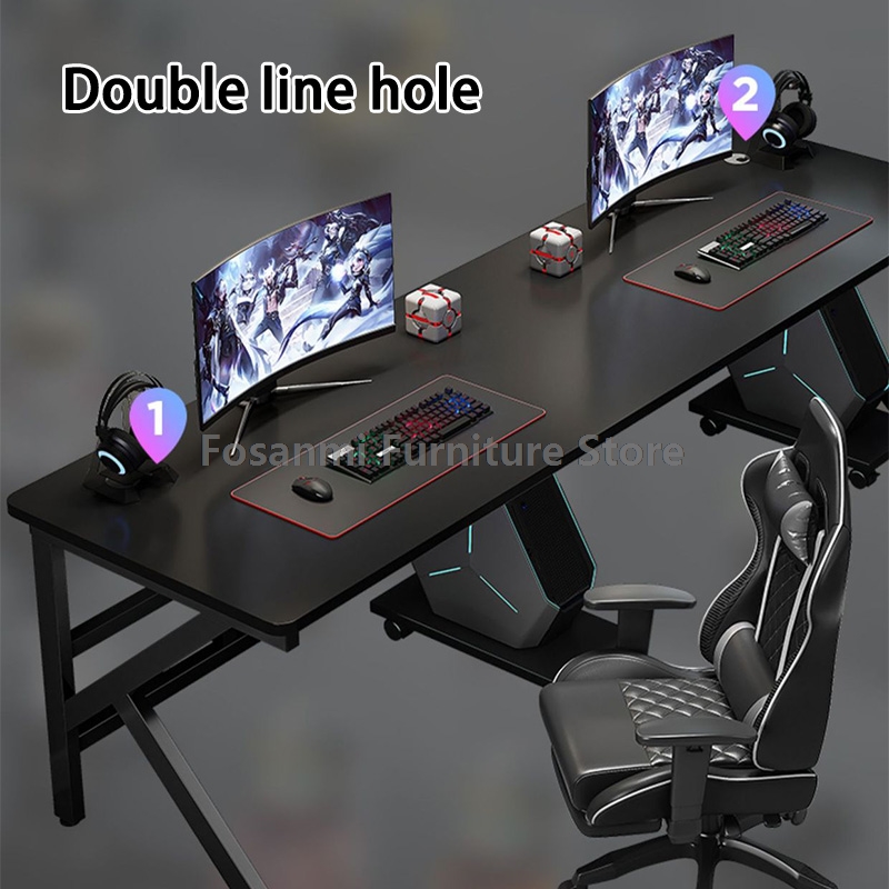 โต๊ะคอมพิวเตอร์ขนาดใหญ่สำหรับ  - Home Office With Two Desks บทวิจารณ์และราคา