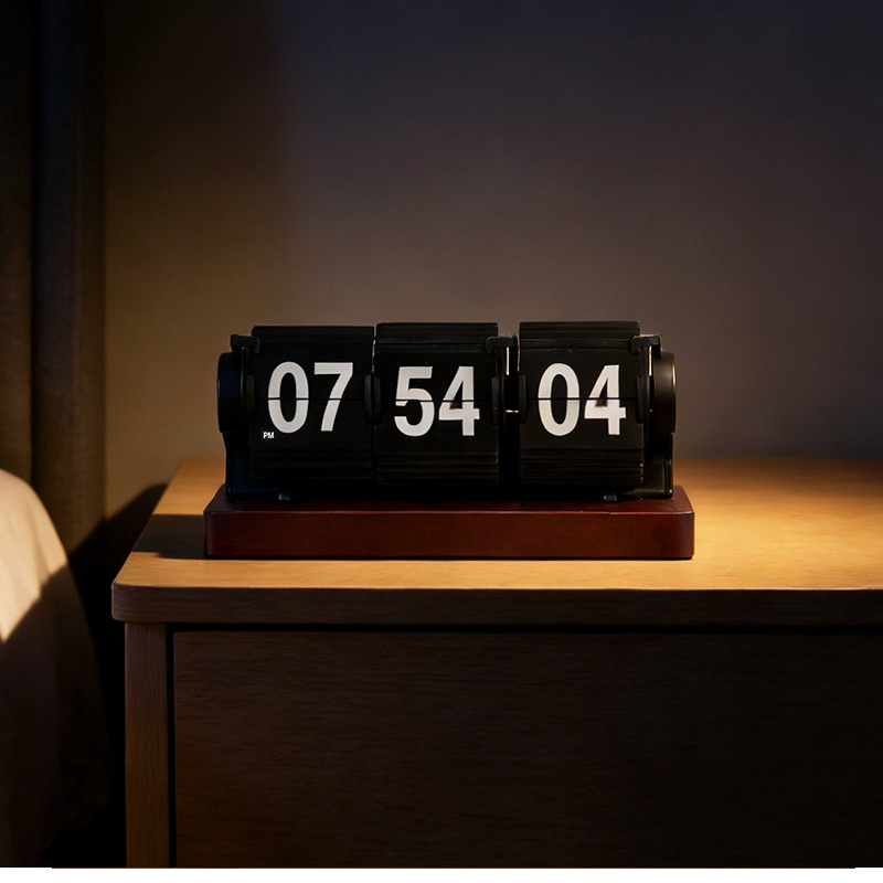 นาฬิกาตั้งโต๊ะไม้สไตล์วินเทจ แ - Home Office Minimalist บทวิจารณ์และราคา
