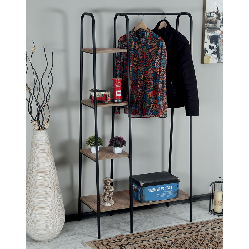 ชั้นวางหนังสือโลหะและไม้สไตล์อ - Home Office Industrial Style บทวิจารณ์และราคา