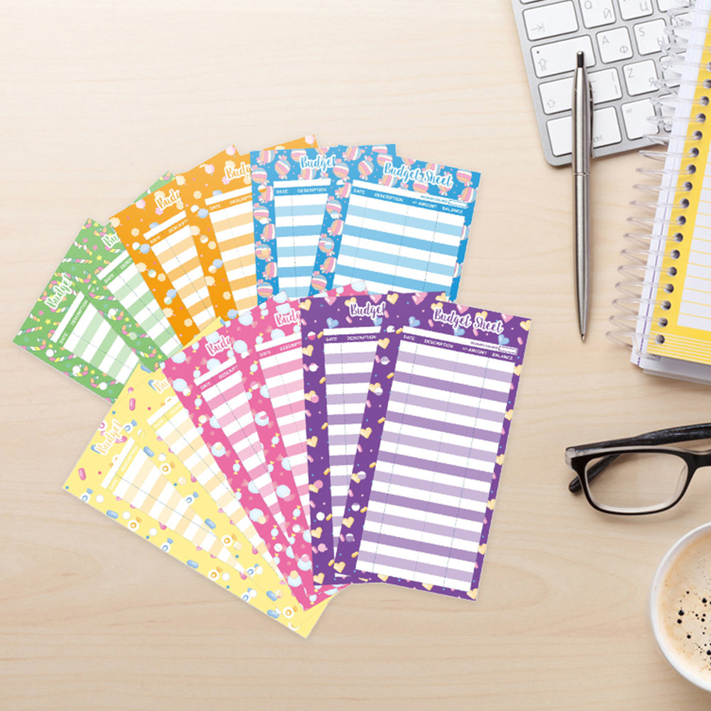 การ์ดบันทึกการใช้จ่ายลายลูกกวา - Home Office Budget บทวิจารณ์และราคา