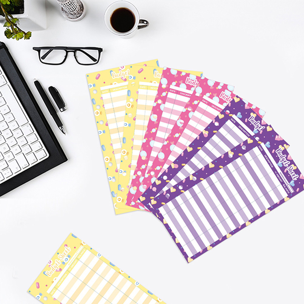 การ์ดบันทึกการใช้จ่ายลายลูกกวา - Home Office Budget บทวิจารณ์และราคา