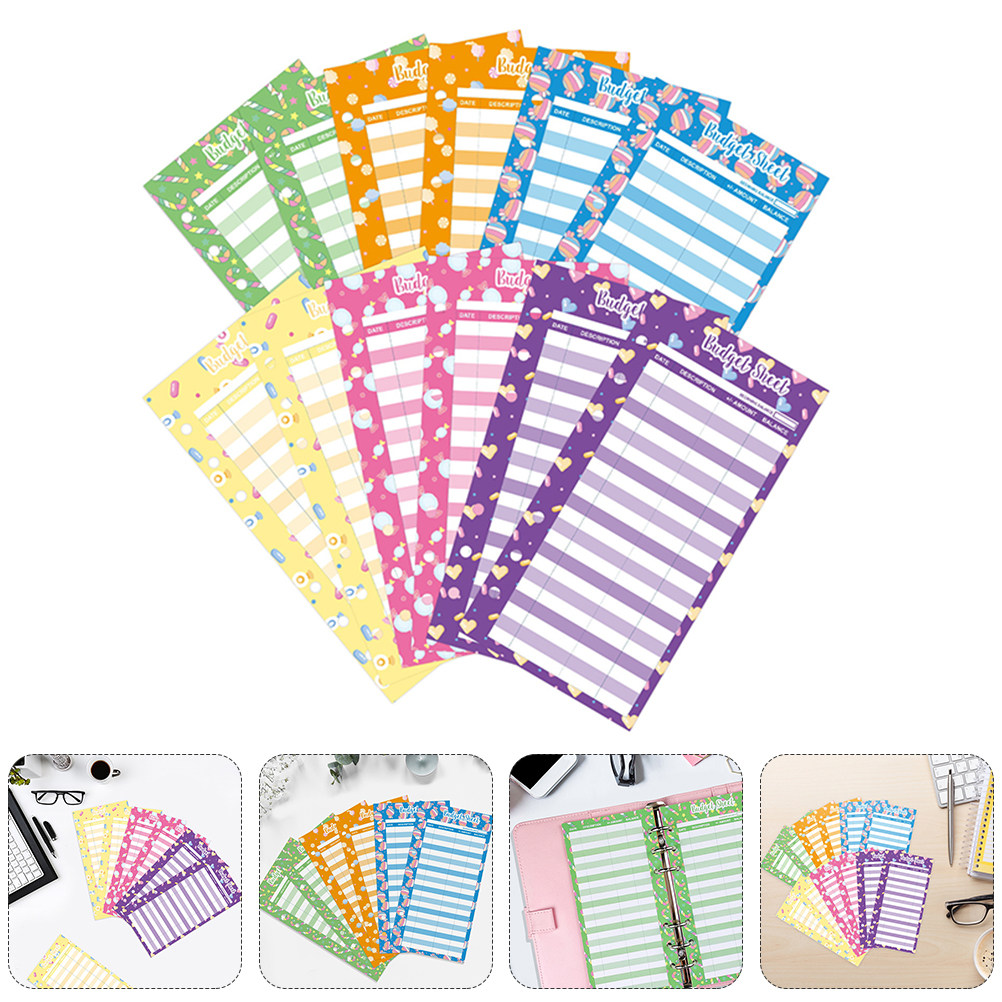 การ์ดบันทึกการใช้จ่ายลายลูกกวา - Home Office Budget บทวิจารณ์และราคา