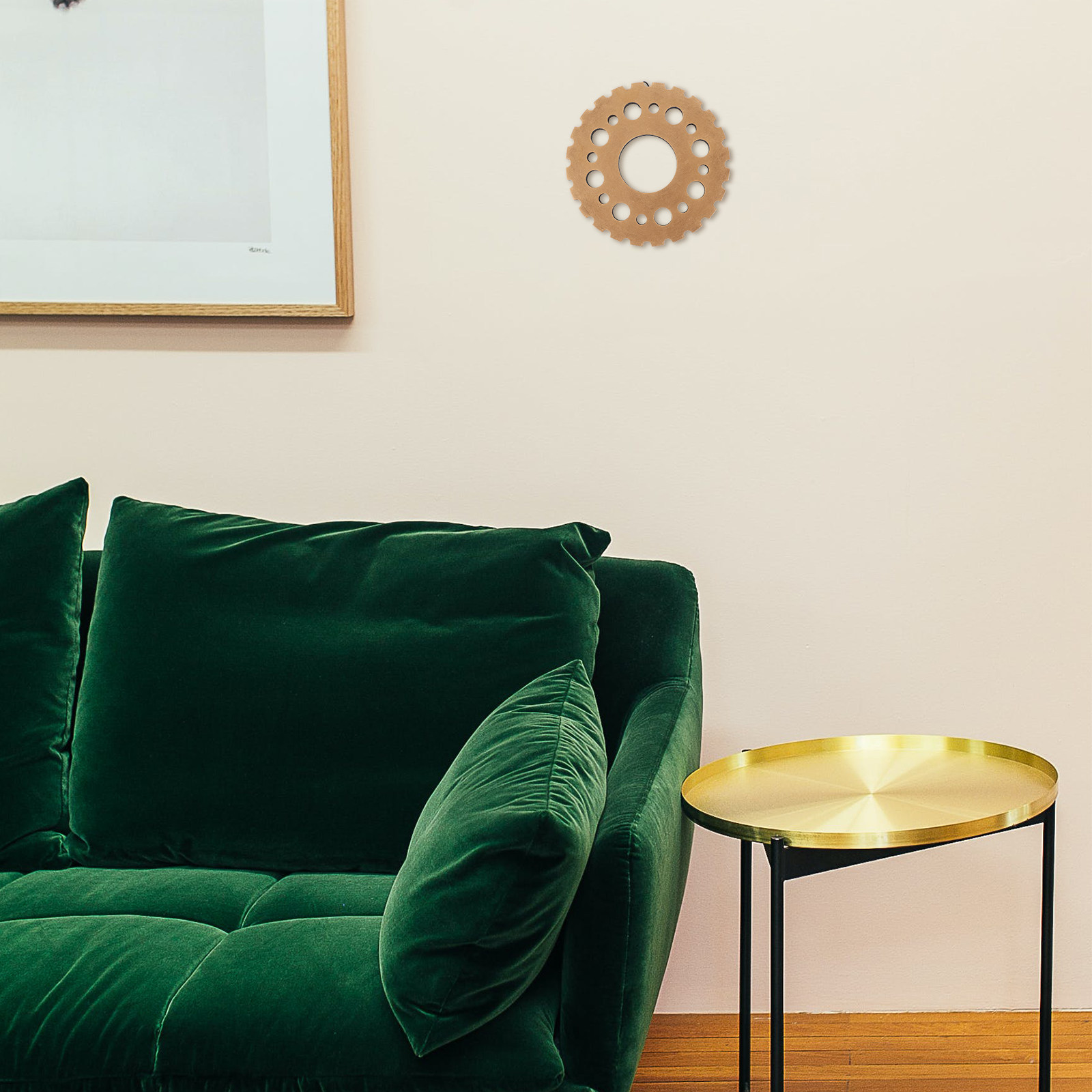 ของตกแต่งผนังรูปเฟืองทองเหลือง - Home Office Industrial Style บทวิจารณ์และราคา