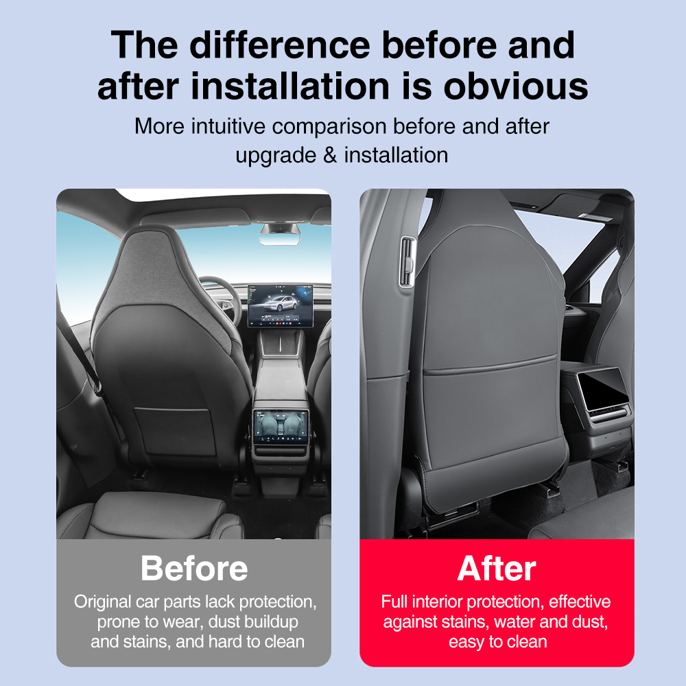 Heenvn แผ่นกันรอยเบาะหลังรถยนต - Mesh Back Cushion บทวิจารณ์และราคา