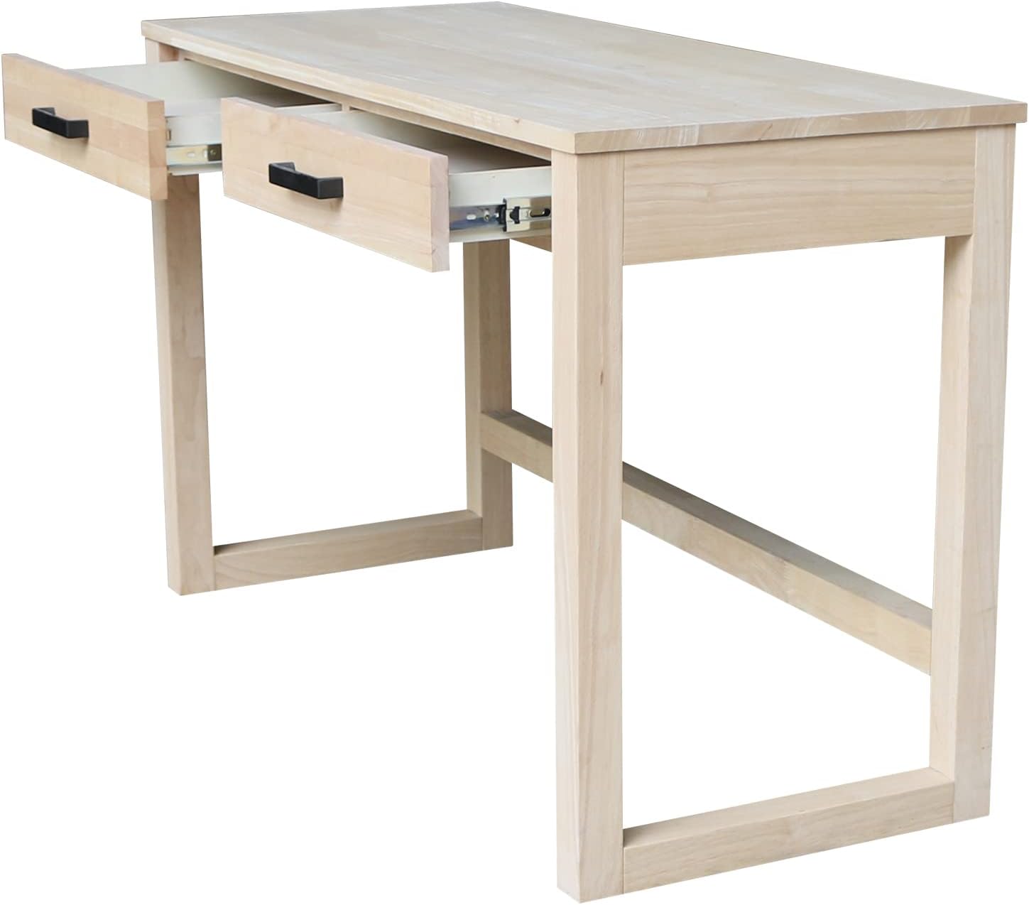 โต๊ะทำงานไม้เนื้อแข็งพร้อมลิ้น - Home Office With Two Desks บทวิจารณ์และราคา