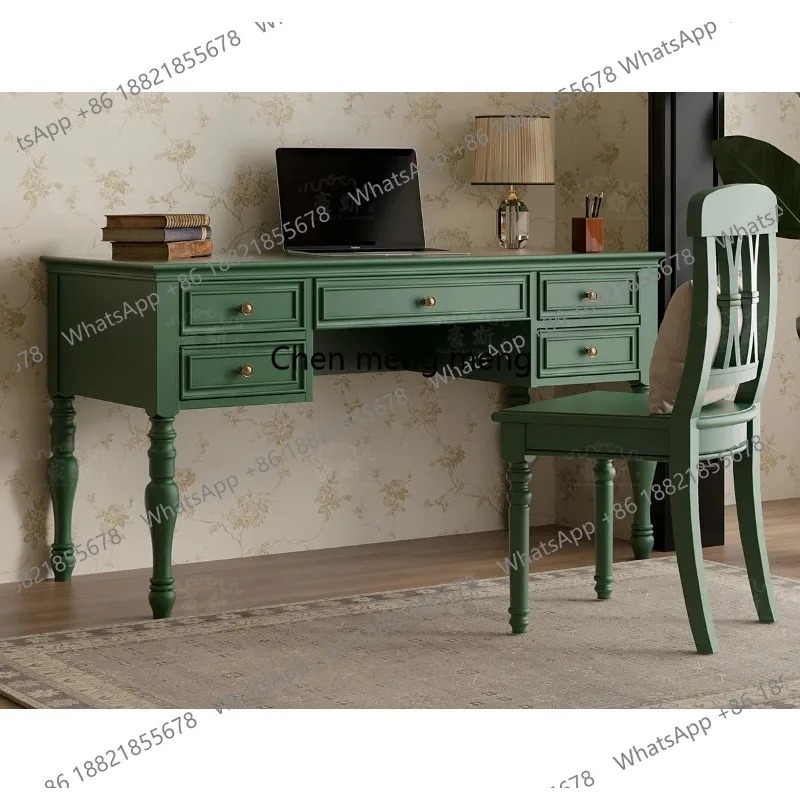 โต๊ะทำงานสไตล์วินเทจ E136 แบบส - Home Office With Two Desks บทวิจารณ์และราคา