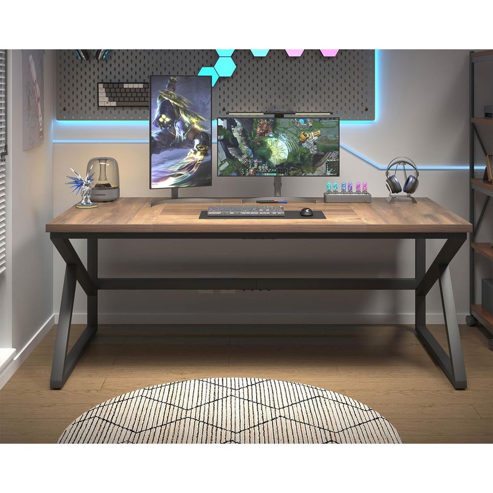 โต๊ะทำงานคู่ขนาดยาวพิเศษ 70 นิ - Home Office With Two Desks บทวิจารณ์และราคา