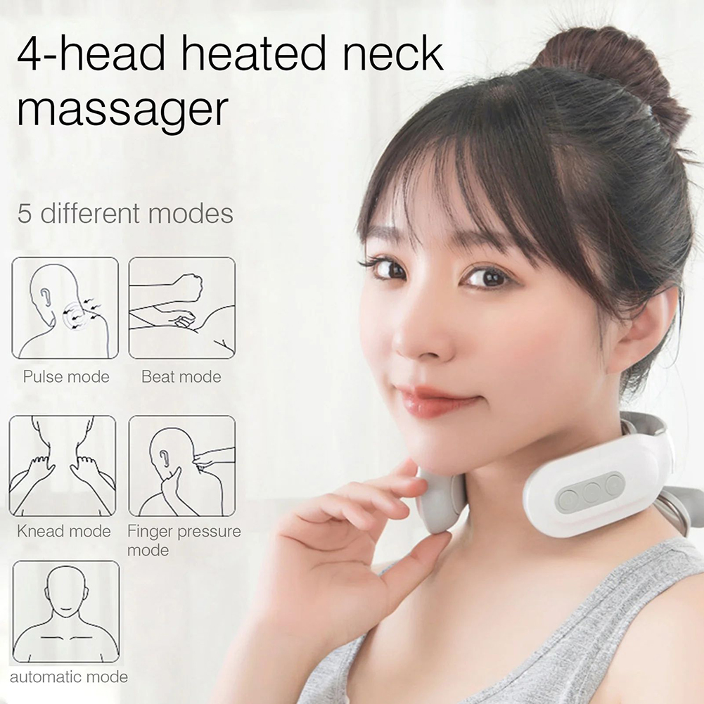 เครื่องนวดหลังแบบพกพา 4 หัวสั่ - Home Office Head บทวิจารณ์และราคา