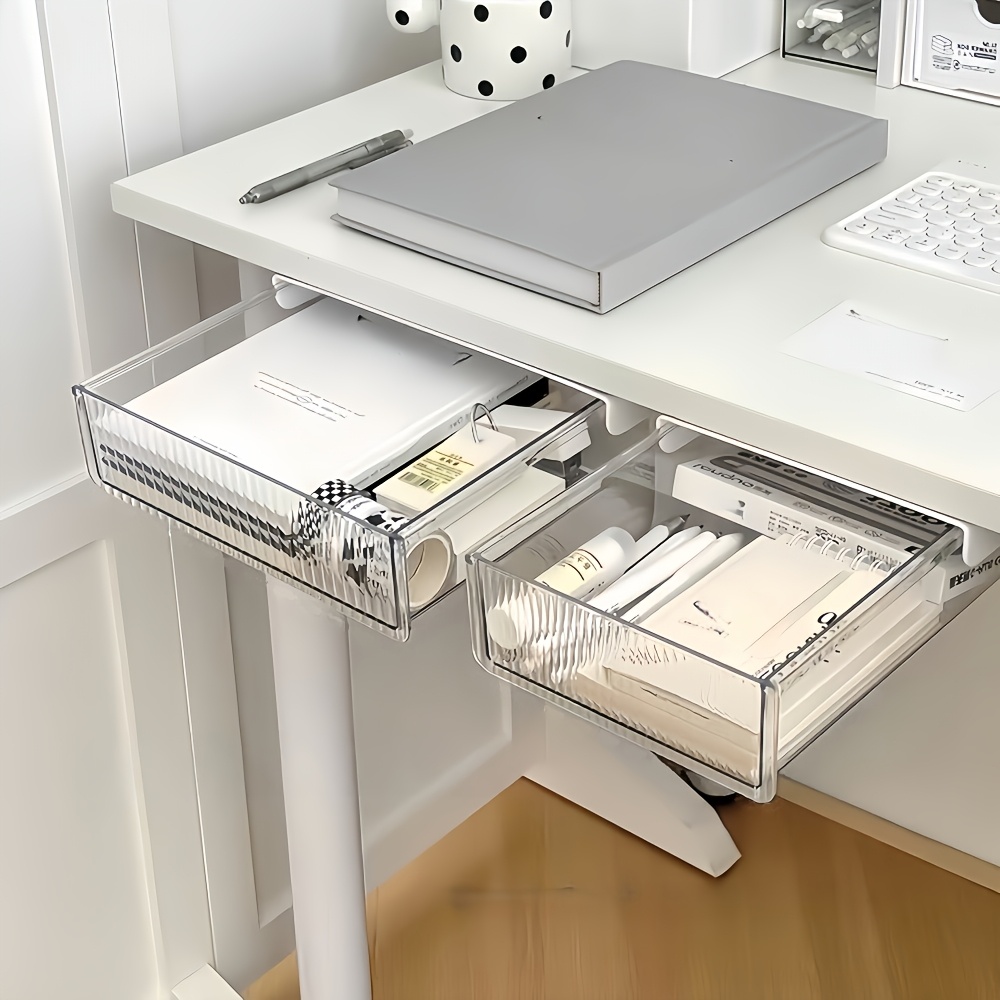กล่องเก็บของใต้โต๊ะ 1 ชิ้น, กล - Home Office Desk With Drawers บทวิจารณ์และราคา