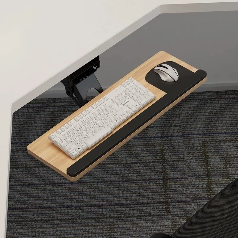 ถาดวางคีย์บอร์ดใต้โต๊ะพร้อมแผ่ - Home Office Desk With Drawers บทวิจารณ์และราคา