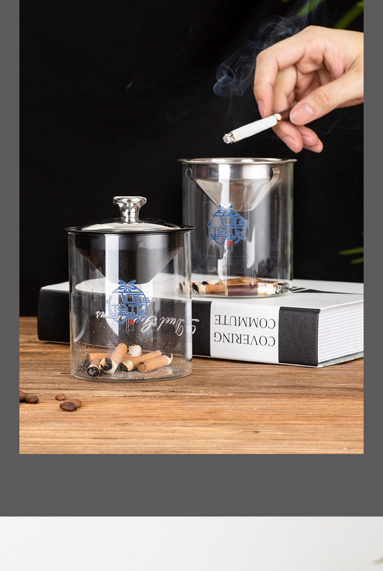 สแตนเลสสตีล Ashtray Home Anti- - Home Office Trend บทวิจารณ์และราคา