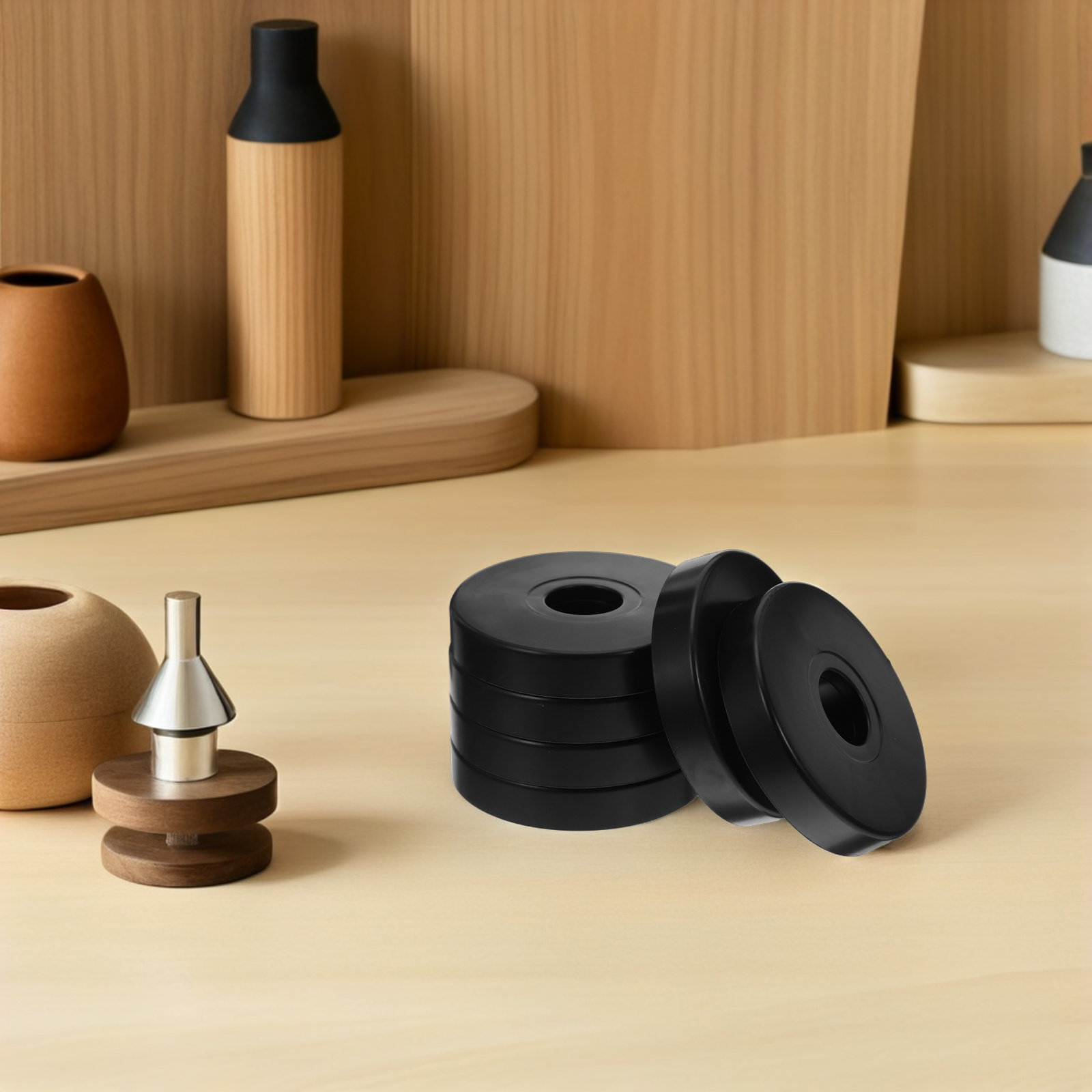 แผ่นรองล้อกันลื่นทรงกลม 12 ชิ้ - Home Office Equipment บทวิจารณ์และราคา