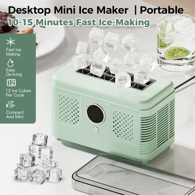 เครื่องทำน้ำแข็งขนาดเล็กแบบพกพ - Home Office Equipment บทวิจารณ์และราคา