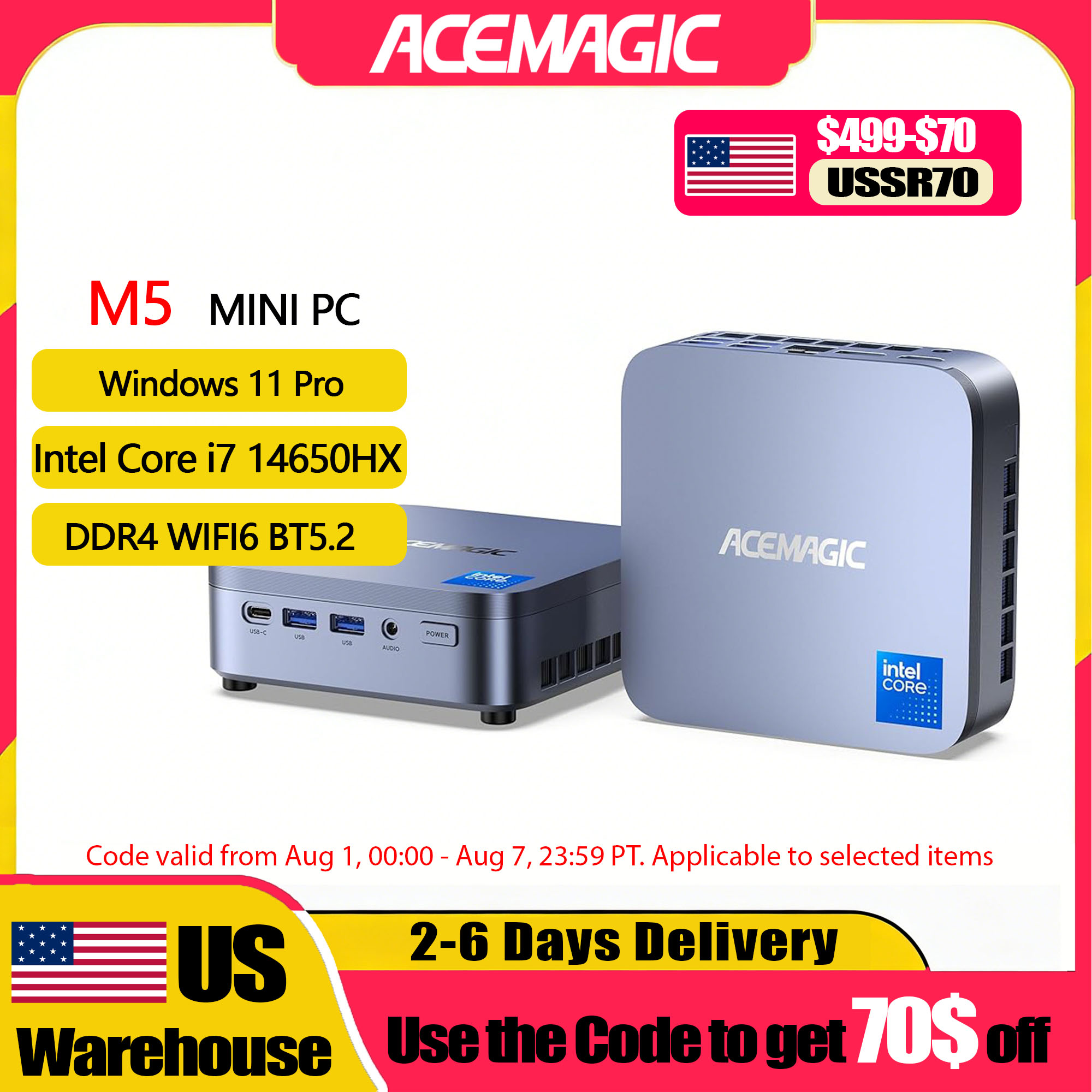 ACEMAGIC M5 มินิพีซี Windows 1 - Home Office Windows 11 บทวิจารณ์และราคา