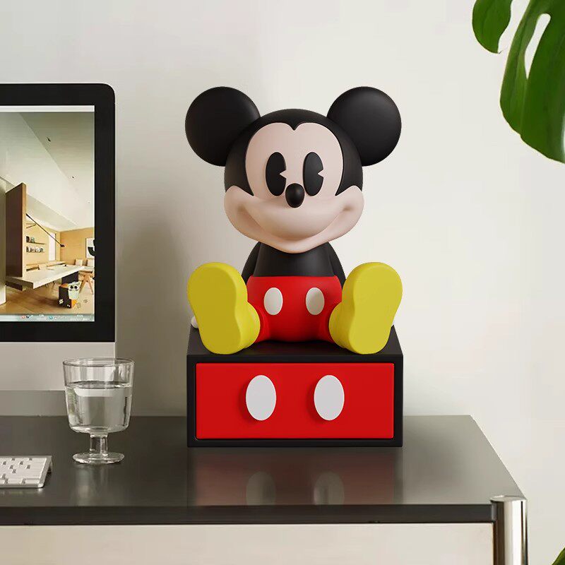 กล่องเก็บของรูปหนูน่ารัก กล่อง - Home Office Desk With Drawers บทวิจารณ์และราคา