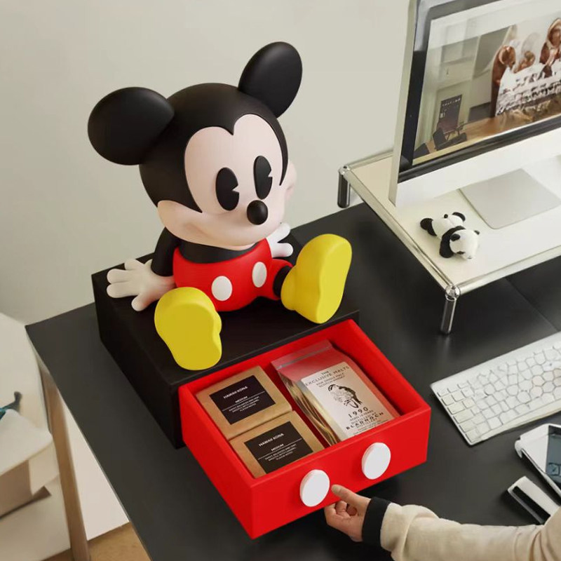 กล่องเก็บของรูปหนูน่ารัก กล่อง - Home Office Desk With Drawers บทวิจารณ์และราคา