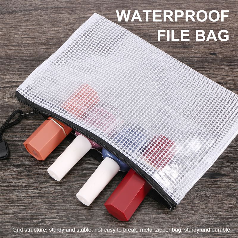 กระเป๋าใส่เอกสารแบบซิปตาข่าย 1 - Home Office Bagas บทวิจารณ์และราคา