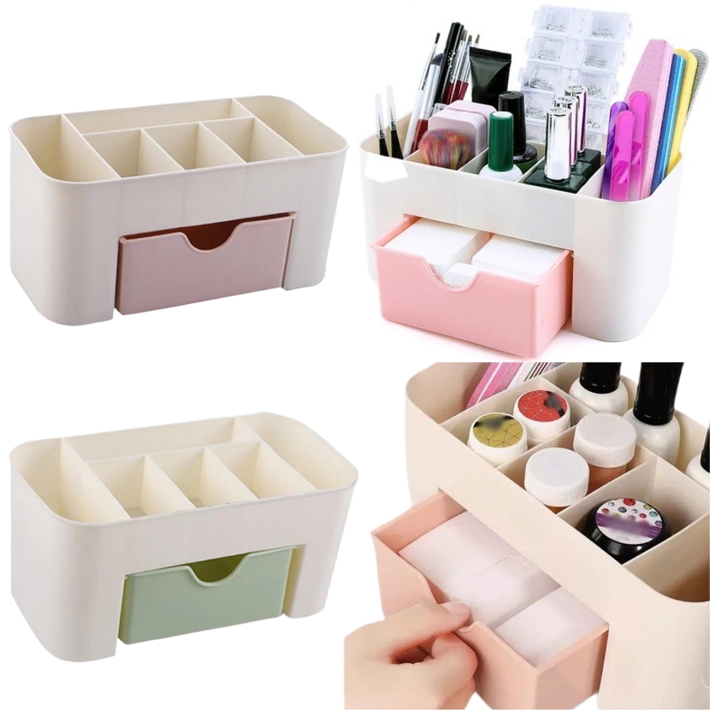 Nail Art Organizer เดสก์ท็อปลิ - Home Office Desk With Drawers บทวิจารณ์และราคา