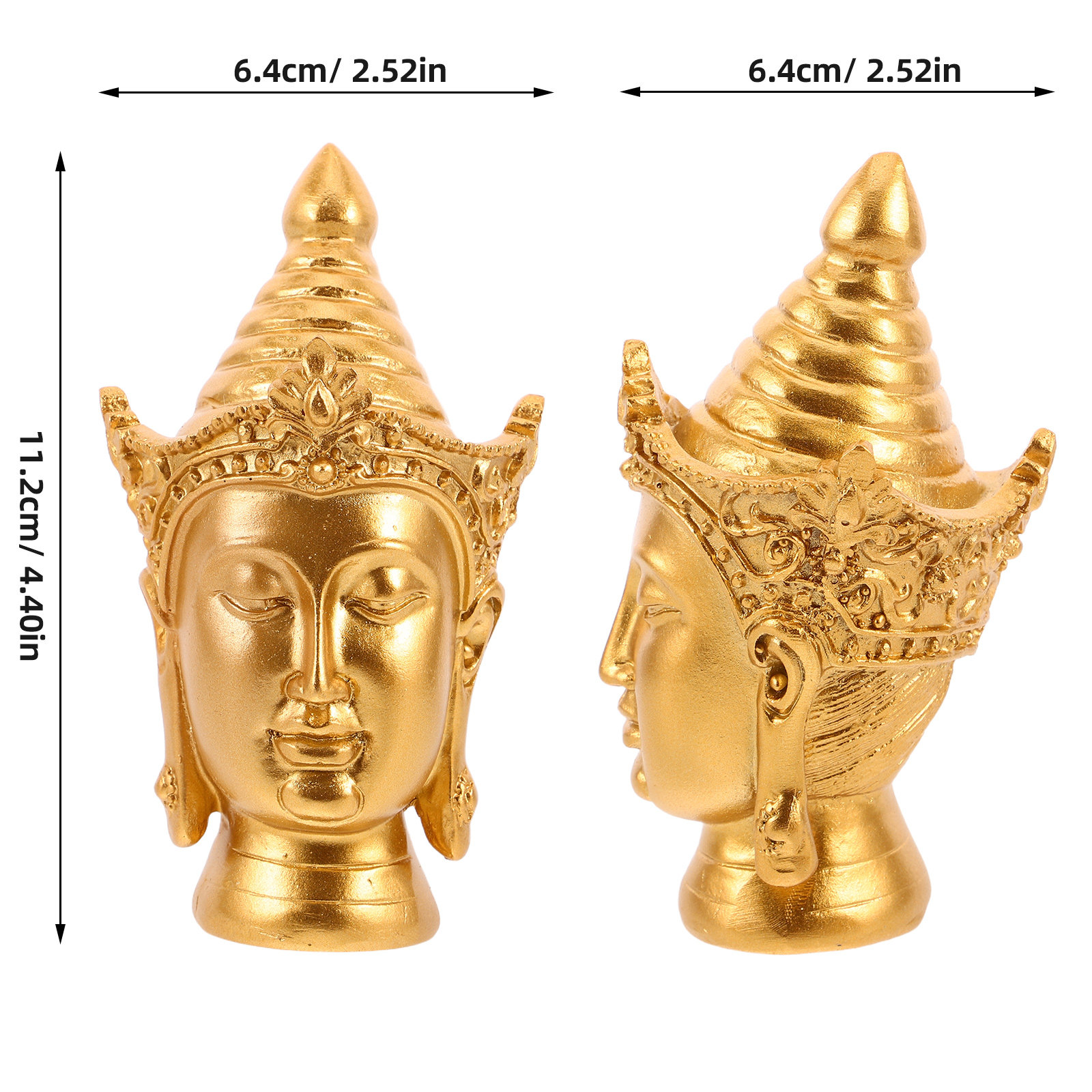 รูปปั้นพระพุทธรูปเอเชีย งานฝีม - Home Office Head บทวิจารณ์และราคา