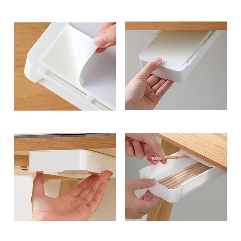 Self Adhesive Storage กล่องลิ้ - Home Office Desk With Drawers บทวิจารณ์และราคา