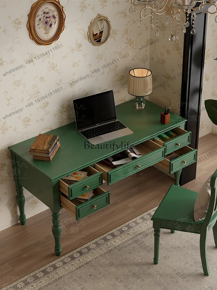 โต๊ะทำงานสไตล์วินเทจ X4 แบบสอง - Home Office With Two Desks บทวิจารณ์และราคา